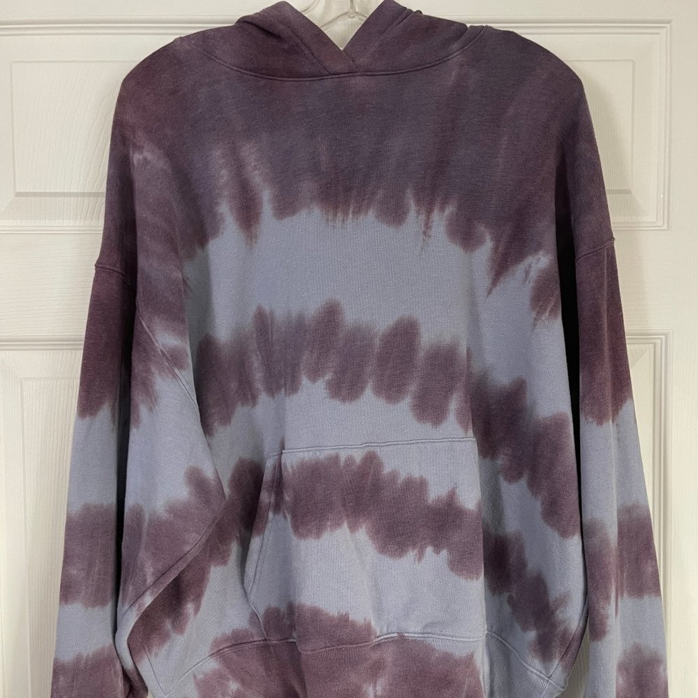 PINK Women's Oversized Tie-Dye Hoodie - Medium